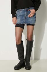 Fiorucci farmer szoknya Mid Blue Denim Mini Skirt mini, egyenes, W01FPDSK077DN01DN02 - kék 25