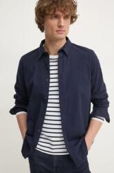 Calvin Klein ing férfi, galléros, sötétkék, slim - sötétkék L