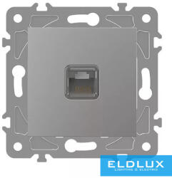 ELDLUX ELDGROUND RJ45 Cat. 6 UTP aljzat Ezüst (ELD303653)