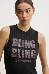 Juicy Couture top női, fekete, JCBLV125866 - fekete S
