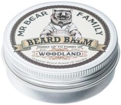 Mr. Bear Family szakállbalzsam Woodland - közepes tartás, argán- és jojobaolaj, fenyőerdő illat 60 ml (bearfam-beardbalm-woodland)