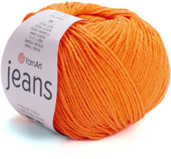 YARNART JEANS - Világos narancs (kissé neon narancs) - 77