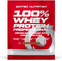 Scitec Nutrition 100% Whey Protein Professional kiwi banán - 1 tasak/30g - vitaminnagyker