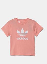 Adidas gyerek pamut póló narancssárga, nyomott mintás, JC9188 - narancssárga 170