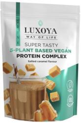 Luxoya 5-Plant Based Vegan fehérje komplex italpor Sós karamella - 450g - vitaminnagyker