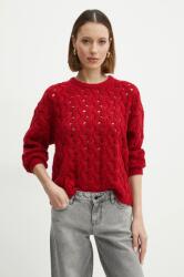 GUESS pulóver TAWNYA meleg, női, piros, W5RR77 Z3J20 - piros L