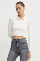 Tommy Hilfiger hosszú ujjú női, fehér, DW0DW19369 - bézs S
