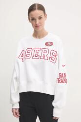 Nike felső San Francisco 49ers fehér, női, nyomott mintás, 01D7-11QR-73-AZ1 - fehér L