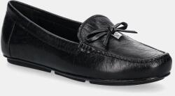 MICHAEL Michael Kors bőr mokaszin Juliette fekete, női, lapos talpú, 40R5JUFR1L. 001 - fekete Női 36