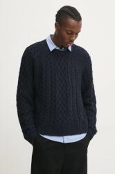 Abercrombie & Fitch pulóver férfi, sötétkék, KI120-4189 - sötétkék L