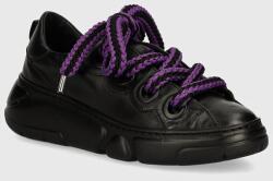 AGL bőr sportcipő Rope Bubble fekete, D938050PGSOFTY0000 - fekete Női 40