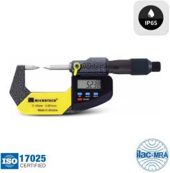 Microtech Electronic Дигитален микрометър с остри наковални Microtech CertiMet POINT - 0-25 мм, 0, 001 мм (110450251)