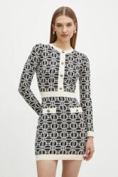 Elisabetta Franchi ruha fekete, mini, testhezálló, AM31B47E2 - fekete 38