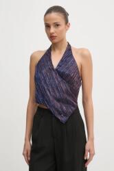 Pepe Jeans top ANNIE sötétkék, mintás, PL304965 - sötétkék M