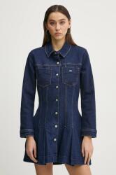Tommy Hilfiger ruha sötétkék, mini, harang alakú, DW0DW20533 - sötétkék XS