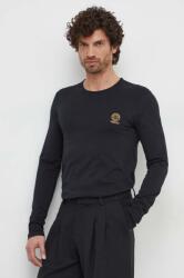 Versace hosszú ujjú 2 db fekete, férfi, sima, AU10197 1A10011 - fekete L