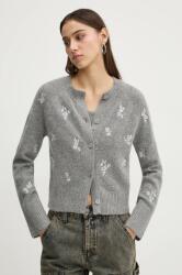 Abercrombie & Fitch pulóver szürke, női, könnyű, KI150-4293 - szürke L