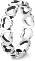 Silenti Jewelry Сребърен пръстен "Споделена Любов" - 7 - 54.5мм (17.2мм диам. )