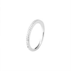 Silenti Jewelry Сребърен пръстен "Омайност" - 6 - 52мм (16.6мм диам. )
