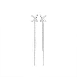 Silenti Jewelry Сребърни обеци "Учтивост