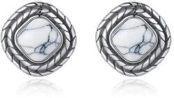 Silenti Jewelry Сребърни обеци "Мрамор