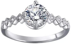 Silenti Jewelry Сребърен пръстен "Контраст" - 9 - 59.5мм (19.1мм диам. )