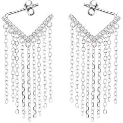 Silenti Jewelry Сребърни обеци "Водопад