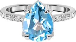 Silenti Jewelry Сребърен пръстен "Есенция" - 6 - 52мм (16.6мм диам. )