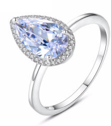 Silenti Jewelry Сребърен пръстен "Изящност" - 7 - 54.5мм (17.2мм диам. )