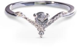 Silenti Jewelry Сребърен пръстен "Мълния" - 6 - 52мм (16.6мм диам. )