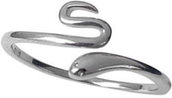 Silenti Jewelry Сребърен пръстен "Змия" - 6 - 52мм (16.6мм диам. )