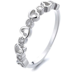 Silenti Jewelry Сребърен пръстен "Симпатия" - 6 - 52мм (16.6мм диам. )