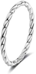 Silenti Jewelry Сребърен пръстен "Минимализъм" - 7 - 54.5мм (17.2мм диам. )
