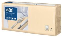 Tork Szalvéta, 1/4 hajtogatott, 3 rétegű, 32, 5x32, 8 cm, Advanced, TORK Soft Lunch, homokszín - oneclick