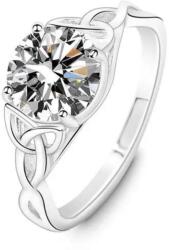 Silenti Jewelry Сребърен пръстен "Дълбочина" - 7 - 54.5мм (17.2мм диам. )