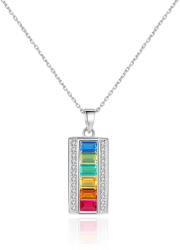 Silenti Jewelry Сребърно колие "Дъга