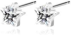 Silenti Jewelry Сребърни обеци "Звездички