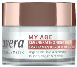 Lavera Crema de Noapte Regeneranta cu Hibiscus si Ceramide pentru Ten Matur - My Age Lavera, 50 ml