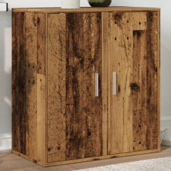 vidaXL 2 db antik fa színű szerelt fa cipősszekrény 32 x 35 x 70 cm (856705)