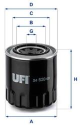 UFI filtru combustibil UFI 24.520. 00 - automobilus