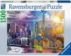 Ravensburger 4 Anotimpuri New York 1500 (RVSPA16008) Puzzle