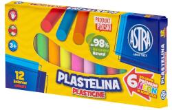 ASTRA Színes gyurma 6 intenzív + 6 neon 12 db (303123006)