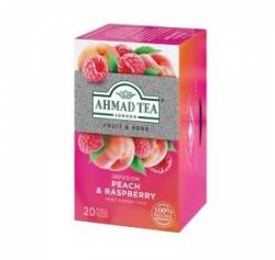 Ahmad Tea Ceai Ahmad Tea ''Zmeura si piersici'', fructe, 2 g, la pachet, 20 bucati