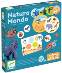 DJECO Naturo Mondo - Állatok és élőhelyük párosító (DJ00810)