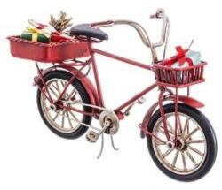 BigBuy Ornament de Crăciun Roșu Multicolor Metal Bicicletă 16 x 6, 5 x 9, 5 cm