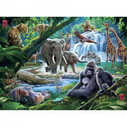Ravensburger Animale din jungla 100 (RVSPC12970) Puzzle