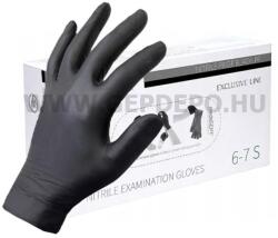 Procera Nitrile egyszerhasználatos kesztyű, fekete - L/8-9 - 100 db (RNITRILE-PF-BK-L)
