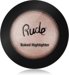 Rude Cosmetics Baked Highlighter kompakt púderes élénkítő arcra árnyalat All Eyes On Me 7 g