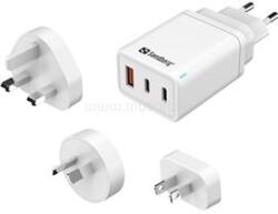 Sandberg 3in1 TravelCharger USB-C/A 65W töltő (SANDBERG_441-59) (SANDBERG_441-59)