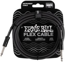 Ernie Ball Flex Instrument Cable Straight/Straight 10ft - Black